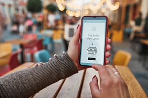 buy now pay later feature on phone
