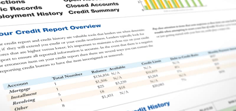 checking credit report for errors and inconsistencies